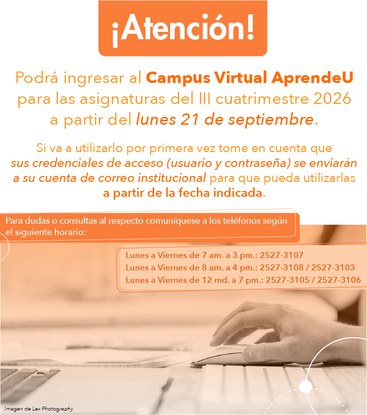 Horario de atención de lunes a viernes
De 7 a 3 ext 25273107
De 8 a 4 exts 25273108/25273103
de 12 a 7 exts 25273105 25273106